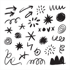 set of vector icons for design