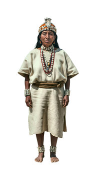 A priestess of the caral civilization peru