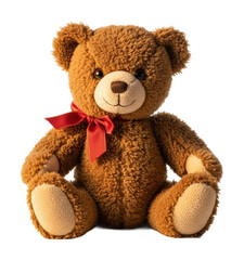 Obraz premium Cuddly toy home cozy atmosphere isolated on transparent background