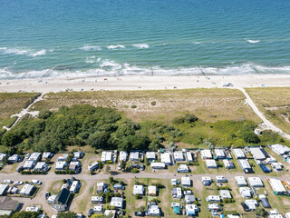 Campingplatz in den D&uuml;nen der Ostsee