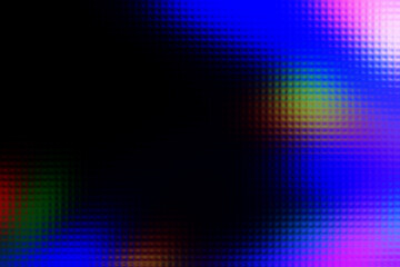 Colourful abstract background with a rippled glass effect,gradient multicolored. Grainy Vector Glass blurry pastel-colored neon. For projects such as covers, backgrounds
