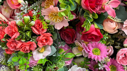 Vibrant Assortment of Colorful Blooming Flowers