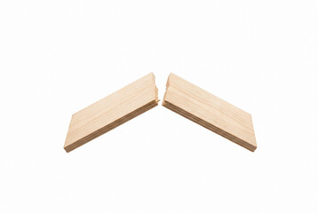 Martial arts wooden breaking boards isolated on white background

Karate breaking planks used for martial arts training

Wooden martial arts boards split for impact practice