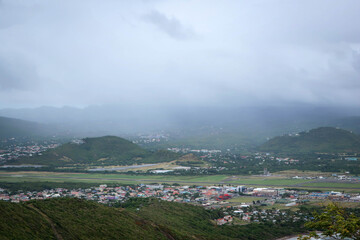 View of Vieux Fort town from Cape Moule-a-Chique, Saint Lucia