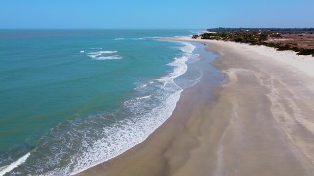 Senegal Cap Skirring Quiet Sandy Shore