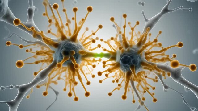 Neuron Connection Nerve Cell Brain Signal Transmission