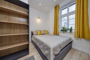 Sypialnia z dużym łóżkiem  © arteffect.pl