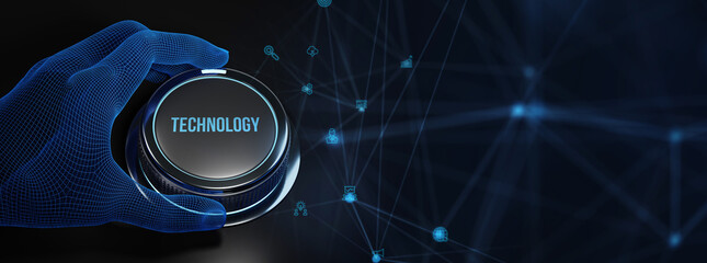 Business, Technology, Internet and network concept. 3d illustration