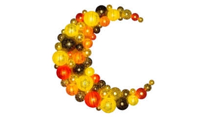 Vibrant amber beaded necklace on black background