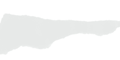 White torn paper strip rough texture jagged edge Isolated black background grunge overlay blank copy space creative