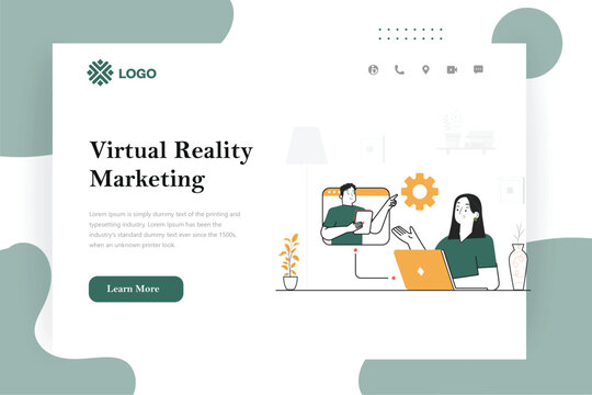 Modern Digital Marketing & Business Landing Page Illustrations
