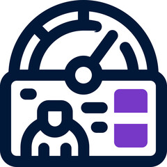 Obraz premium performance duotone icon. Sleek and modern vector icon for websites, mobile apps, marketing materials, and corporate design. Fully scalable and ready to use.