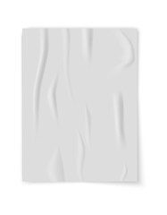 Realistic wrinkled paper texture with subtle folds and creases, perfect for backgrounds, presentations, posters, mockups, and creative design projects.