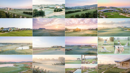 Golf brands adopt pastel themes for modern branding with pastel, president, solar, marketing, golf, sick, holly