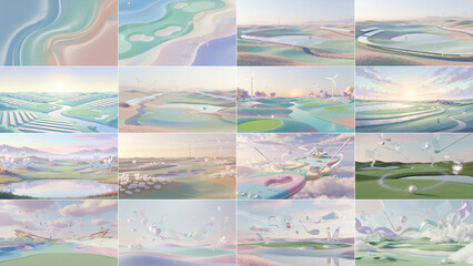 Golf brands adopt pastel themes for modern branding with holly, pastel, solar, sick, marketing, president, golf