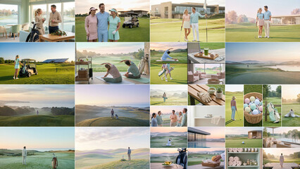 Golf brands adopt pastel themes for modern branding with president, pastel, sick, solar, golf, marketing, holly