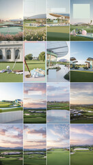 Golf brands adopt pastel themes for modern branding with golf, solar, sick, marketing, president, pastel, holly