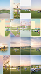 Golf brands adopt pastel themes for modern branding with sick, golf, solar, pastel, holly, marketing, president