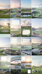Golf brands adopt pastel themes for modern branding with holly, pastel, solar, president, sick, golf, marketing