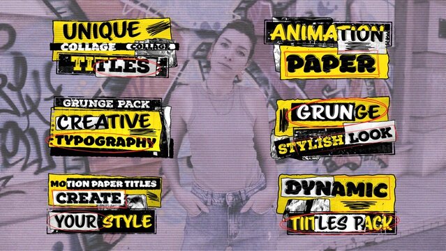 Collage Paper Titles