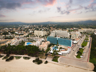 Sa Coma beach in Mallorca, Spain