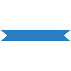 Fototapeta premium Illustration of a blue ribbon banner design