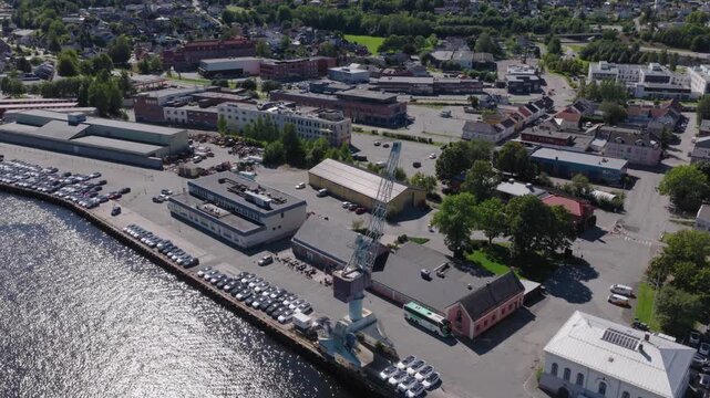 The Norwegian city of Drammen