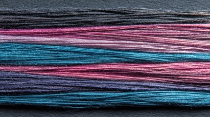 Colorful Threads Abstract Background.