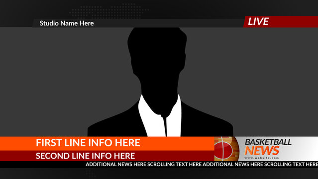 Broadcast Basketball Overlay