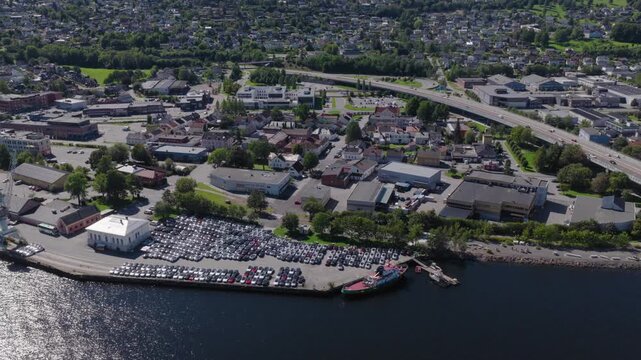 The Norwegian city of Drammen