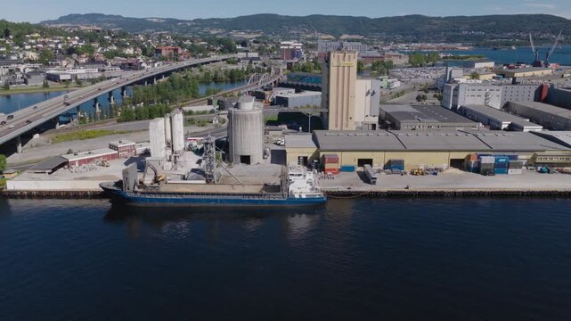The Norwegian city of Drammen