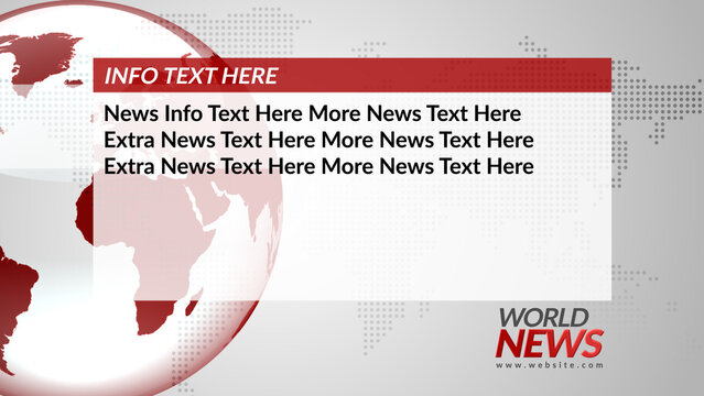 Broadcast News Info Screen