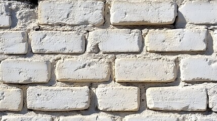 Soft Off White Brick Wall Texture Background with Faded Colors and Detailed Architectural Elements