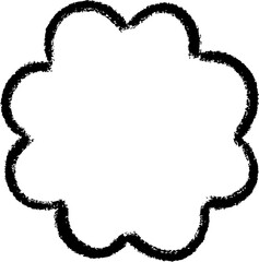 Hand Drawn Grunge Outline Frame