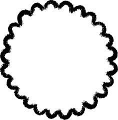 Hand Drawn Grunge Outline Frame