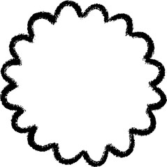 Hand Drawn Grunge Outline Frame