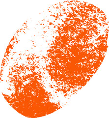 Charcoal Hand Drawn Oval