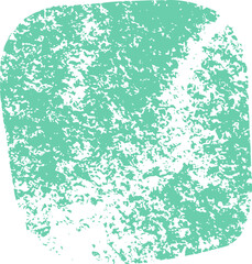 Charcoal Hand Drawn Green Oval