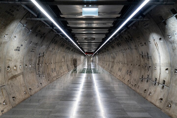 underground parking garage