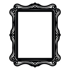 Vintage ornament frame. Decorative border frames, retro style divider. Elegant vintage frame and wedding ornaments Isolated icons vector set. Calligraphic filigree black ink borders collection