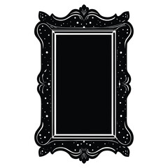 Vintage ornament frame. Decorative border frames, retro style divider. Elegant vintage frame and wedding ornaments Isolated icons vector set. Calligraphic filigree black ink borders collection
