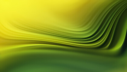 Soft Curves of Green Create an Abstract Visual Experience