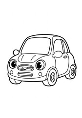 Fototapeta premium vector illustration of a car
