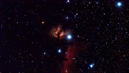 Stellar Nebula And Star Field In Deep Space With Vivid Colors And Cosmic Glow © AJWPhotos