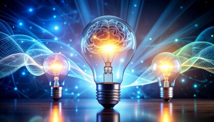 Innovative ideas lighting up minds in bright modern setting