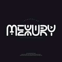 MEXURY High-End Luxury Branding Graphic with Black and Gold Aesthetic for Exclusive Business
