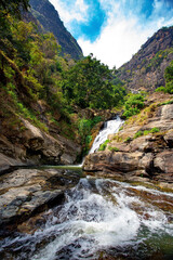 Ravana Waterfall in Ella, Sri Lanka