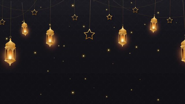 Latern Background for Ramadhan Mubarak, Adha, Fitr