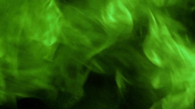 Sci-fi energy Green Fire Explosion Transition for space