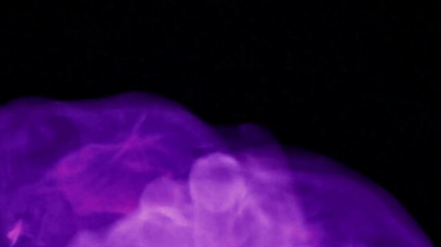 Anime style Purple Fire Explosion Transition for action